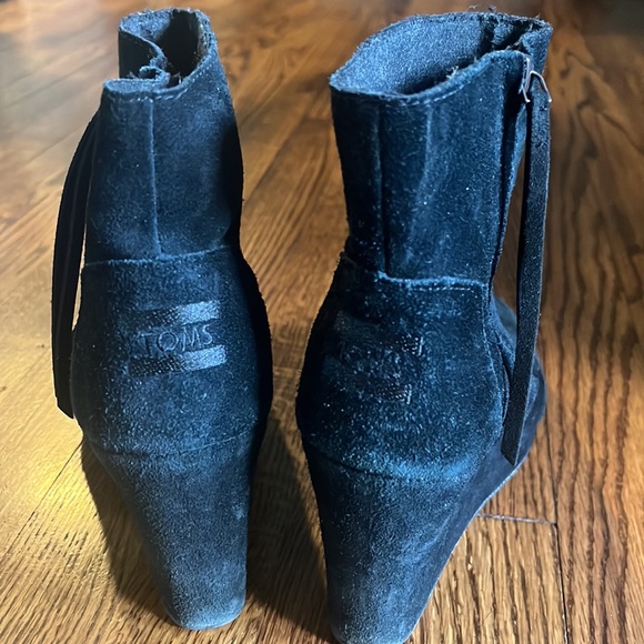 TOMS Wedge Booties 9.5 - Picture 4 of 6